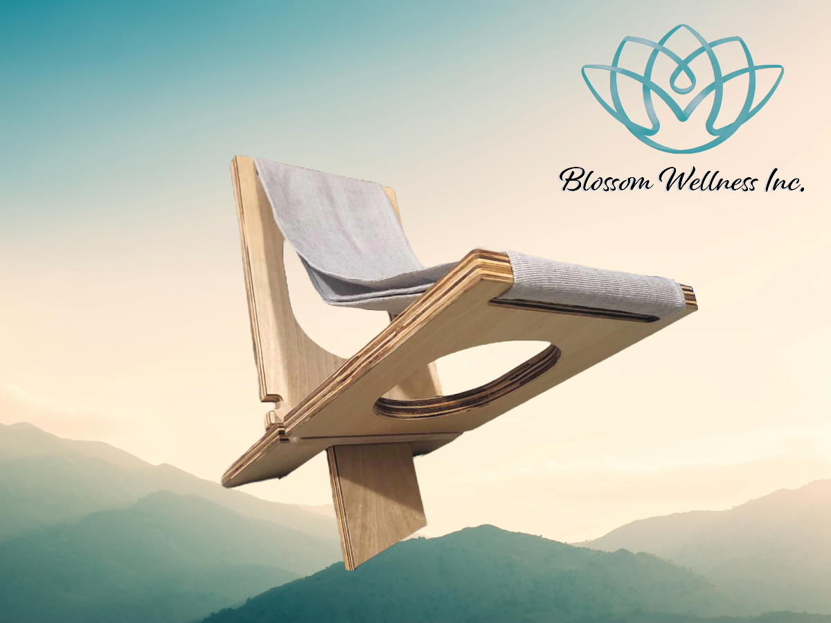 Blossom Bench a Portable Meditation Seat